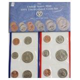1991 MINT SET P D MINTS