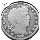 1908 D BARBER HALF DOLLAR G
