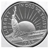 PROOF ELLIS ISLAND HALF DOLLAR