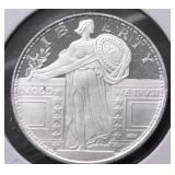 1/4 OZ .999 SILVER ROUND