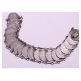 MEXICO SILVER 10 CENTS BRACELET