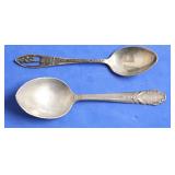 2 STERLING SILVER SPOONS