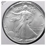 1986 SILVER EAGLE GEM