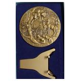 1987 BROOKEGREEN MEDAL W BOX PAPERS