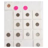 SHEET OF NICE COINS
