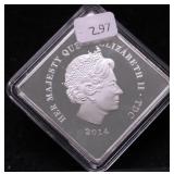 2014 G BRIT SILVER CROWN PROOF