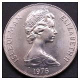 ISLE OF MAN CROWN GEM BU CLAD