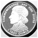 1 OZ .999 SILVER ROUND