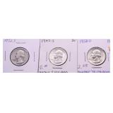 3 SILVER QUARTERS