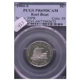 2004 S PCGS PF69DC JEFFERSON NICKEL