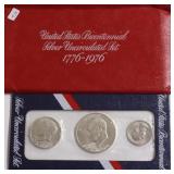 SILVER BICENTENNIAL MINT SET