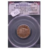 2009 PCGS GEM RED FORMATIVE YEARS LINCOLN CENT