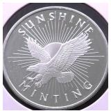 1 OZ .999 SILVER ROUND