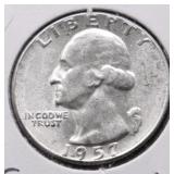 1957 CHOICE BU WASHINGTON QUARTER