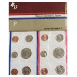 1984 MINT SET P D MINTS