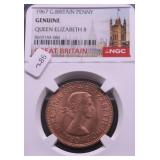 1967 G BRIT NGC GENUINE LARGE PENNY