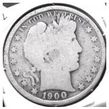 1900 BARBER HALF DOLLAR G