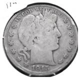 1915 D BARBER HALF DOLLAR G