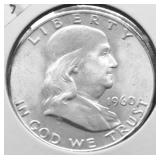1960 CHOICE BU FRANKLIN HALF DOLLAR