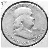 1951 S FRANKLIN HALF DOLLAR G