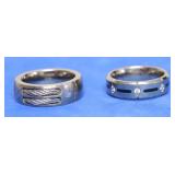 2 TITANIUM RINGS