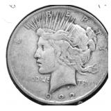 1922 PEACE DOLLAR VF