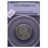 2002 S PCGS PF79DC JEFFERSON NICKEL