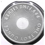 1 OZ .999 SILVER ROUND