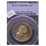 2003 S PCGS PF69DC SACAGAWEA DOLLAR