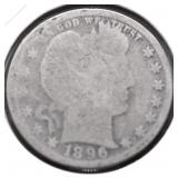 1896 BARBER QUARTER G