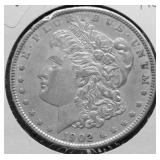 1902 MORGAN DOLLAR XF