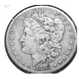 1883 MORGAN DOLLAR F