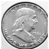 1961 CHOICE BU FRANKLIN HALF DOLLAR