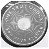 1 OZ .999 SILVER ROUND