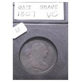 1807 LARGE CENT VG