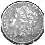 1887 MORGAN DOLLAR XF