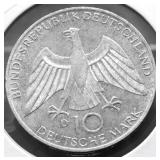 GERMANY CHOICE BU SILVER 10 MARKS