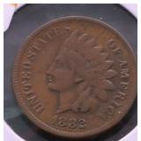 1882 INDIAN HEAD CENR VF