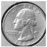 1963 D CH BU WASHINGTON QUARTER