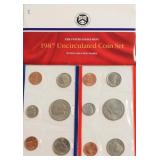 1987 MINT SET P D MINTS