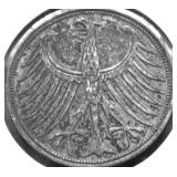 GERMANY SILVER 5 MARKS XF