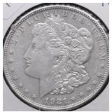 1921 D MORGAN DOLLAR XF