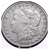 1901 O MORGAN DOLLAR XF