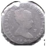 SPAIN 1844 8 MARAVENDIZ VG