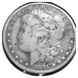 1891 O MORGAN DOLLAR G