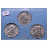 1979 GEM BU SBA DOLLAR SET