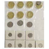 SHEET OF COINS