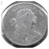 1803 LARGE CENT XF