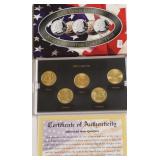 GOLD EDITION QUARTER SET