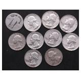 10 SILVER QUARTERS